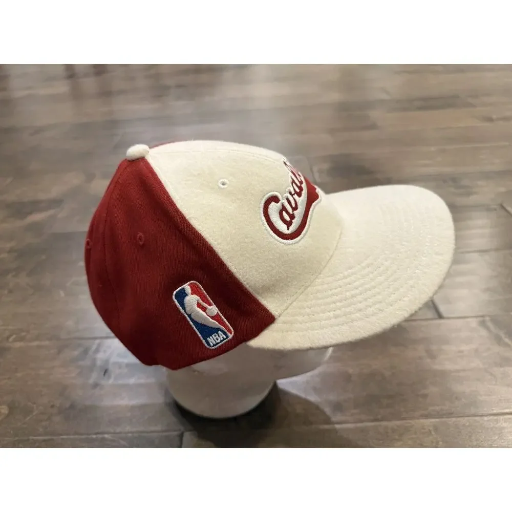Vintage Nike NBA Cleveland Cavaliers Swoosh Fitted Hat Size XL Wool Baseball Cap
